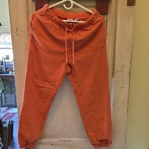 Levi's Orange Elastic Waist Jogger